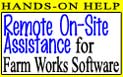 Remote Assistance for Farm Works Software