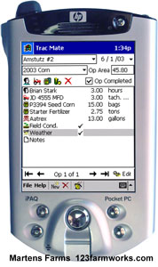 Farm Trac Mate - PDA field record keeping & mapping